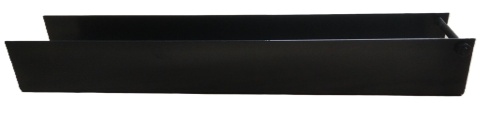 UCHWYT PODMURÓWKI 300X52 mm CZARNY